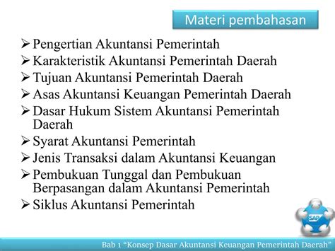 Konsep Dasar Akuntansi Pemerintah Daerah PPT