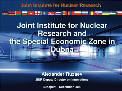 PPT Joint Institute For Nuclear Research And The Special Economic