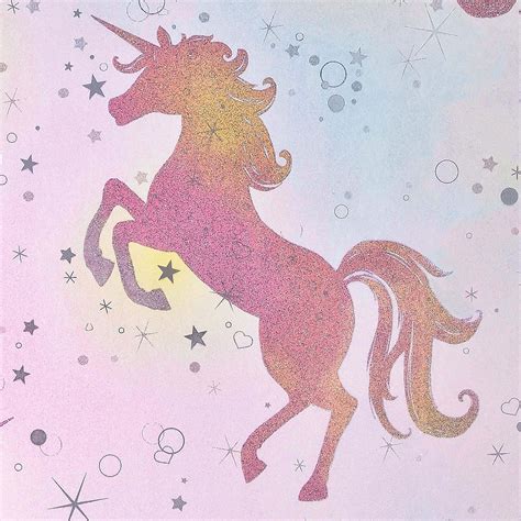Download Glitter Unicorn Background | Wallpapers.com