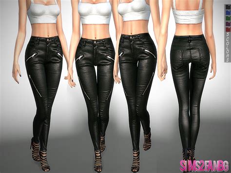 The Sims Resource 307 Leather Pants