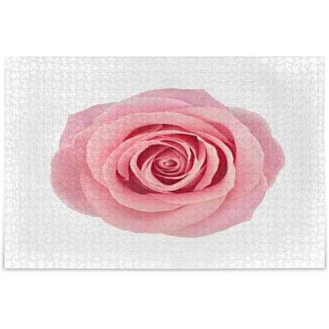 Wellsay Coral Rose Flower Jigsaw Puzzles For Adults 500 Piece Puzzles