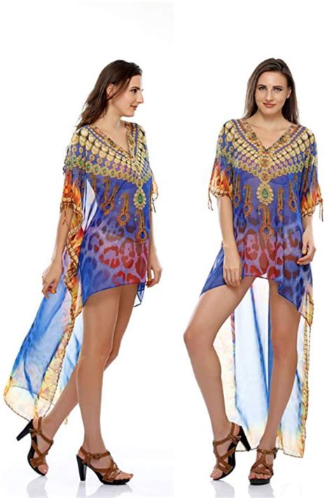 Turkish Kaftan Bikini Cover Up Beach Dress By D G Prints Fab