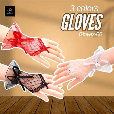 Jual Belladonna Id COD Sarung Tangan Lingerie GLOVES 06 Wanita Dewasa Pelengkap Lingerie Sexy