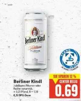 Berliner Kindl Angebot Bei E Center 1Prospekte De