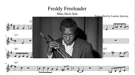 Freddy Freeloader Miles Davis Transcription Youtube