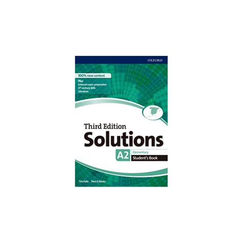9780194523639 - Solutions 3rd Edition Elementary A2 - Student's book ...
