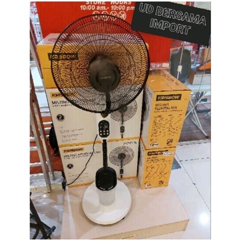 Jual Kipas Angin Air Kabut Embun Misty Fan KRISBOW Kipas Uap Air Sejuk