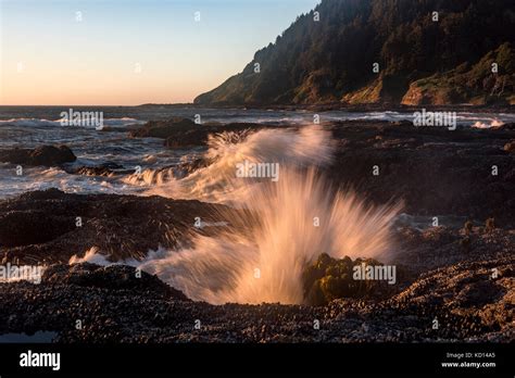 Cape Perpetua Oregon Coast Usa Stock Photo Alamy