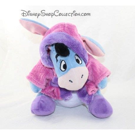 Peluche Bourriquet Disney Nicotoy Peignoir Robe De Chambre Violet Rose