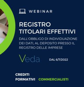 Registro Titolari Effettivi Veda Srl