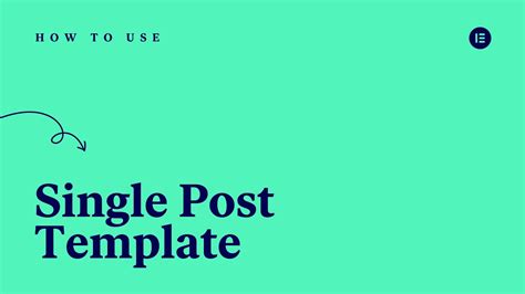 How To Create A Single Post Template With Elementor Theme Builder