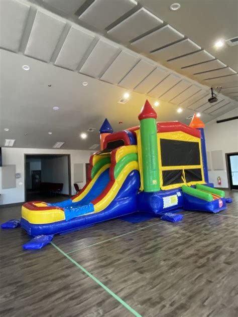 Castle Bounce House Combo H H Inflatables Llc Blanchard Ok