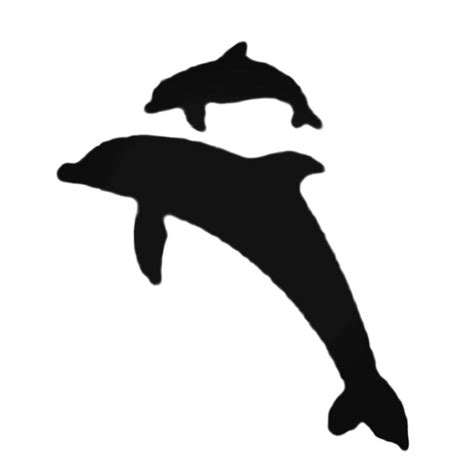 Дельфин трафарет (Множество фотографий) - drawpics.ru