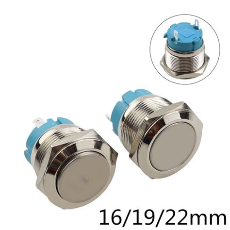 16mm 19mm 22mm Metal Push Button Waterproof Button Momentary Push