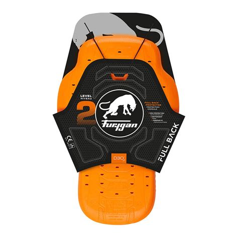Furygan Fury D30 Back Protector Orange | Motardinn