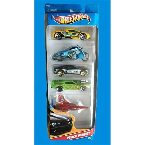 Hot Wheels | Toys | Hot Wheels 5 Car Pack Police Pursuit Gift Pack ...