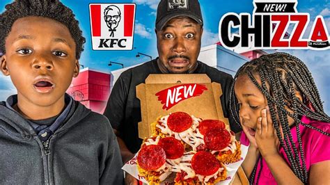 KFC NEW CHIZZA PIZZA UNBELIEVABLE YouTube