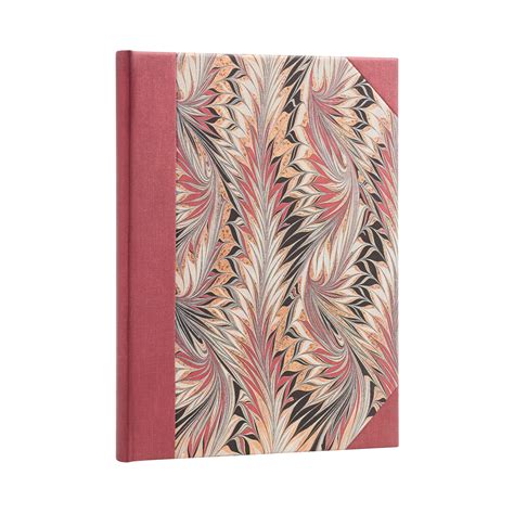 Rubedo Cockerell Marbled Paper Ultra Lined Hardcover Journal By