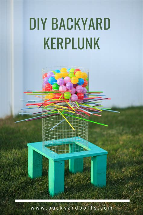 How To Build A Giant Diy Kerplunk Game For Outdoors Artofit