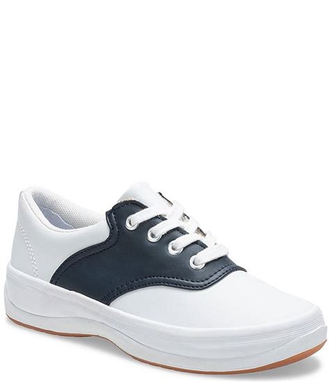 Keds Girls' School Days II Leather Lace-Up Sneakers (Youth) | Dillard's