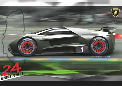 Lamborghini Le Mans Concept Design Sketch Car Body Design