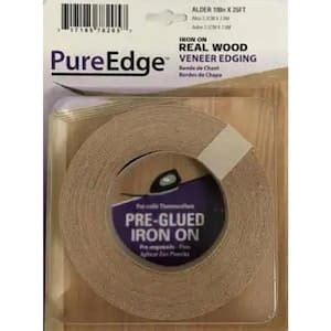 Pureedge In X Ft Alder Real Wood Veneer Edgebanding With Hot Melt Adhesive The