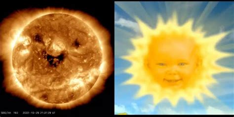 The Sun Is Smiling This Week Nasa Satellite Took Amazing Picture