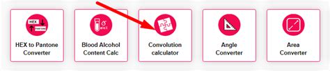 Convolution calculator - Yttags