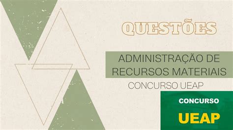 Quest Es Comentadas De Recursos Materias Para Concurso Ueap Youtube