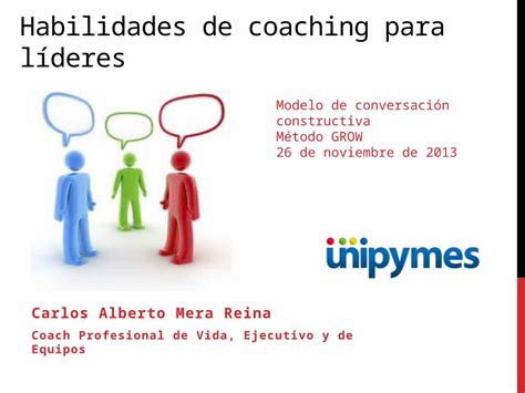 Ppt Habilidades De Coaching Para Líderes Carlos Alberto Mera Reina Coach Profesional De Vida