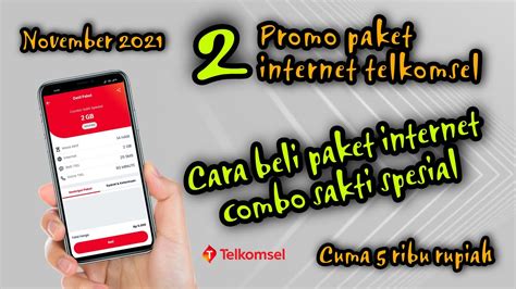 Cara Beli Paket Internet Combo Sakti Spesial Telkomsel Update