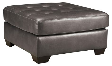 Signature Design by Ashley Alliston DuraBlend® - Gray 2010208 Oversized Accent Ottoman w ...