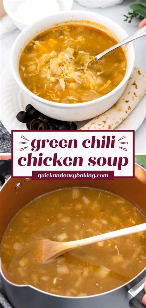 Easy Green Chili Chicken Soup 6 Can Green Chili Chicken Quick And