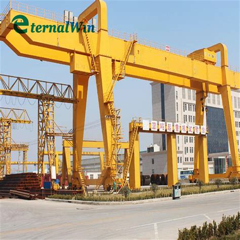 Ton Mg Box Type Double Girder Gantry Crane For Wooden Box Lifting For