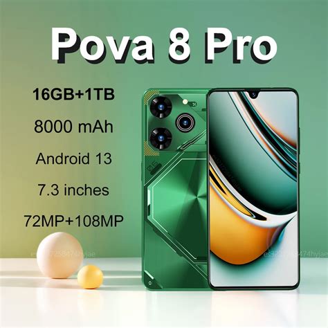 New Global Version Pova Pro Smartphone Gb Tb Hd Android