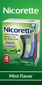 Amazon.com: Nicorette 2 mg Mini Nicotine Lozenges to Help Quit Smoking ...