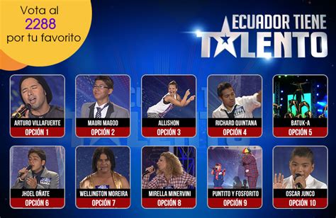 Vota Ya Por Tu Participante Favorito De La Segunda Semifinal De Ecuador