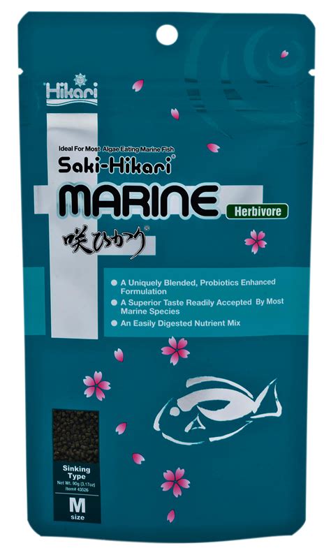 SAKI HIKARI MARINE HERBIVORE 90 GR