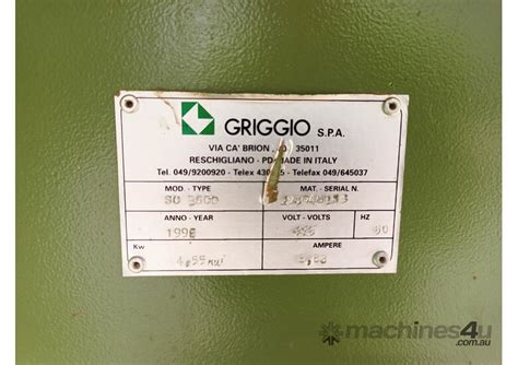 New Griggio Griggio Sc Sliding Panel Saw Panel Saw In