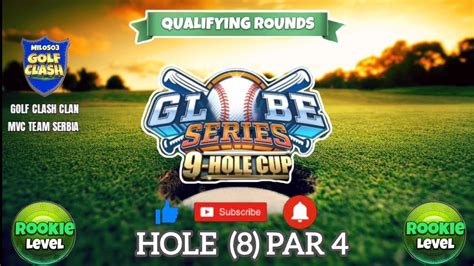 Globe Series Hole Cup Golf Clash Hole Par Rookie Q R