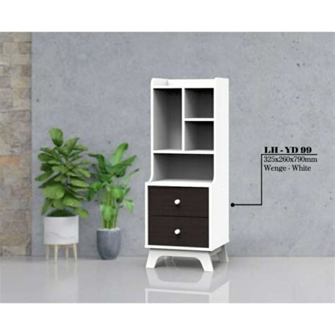 Promo Meja Nakas Serbaguna Bed Side Table Rak Kosmetik Minimalis