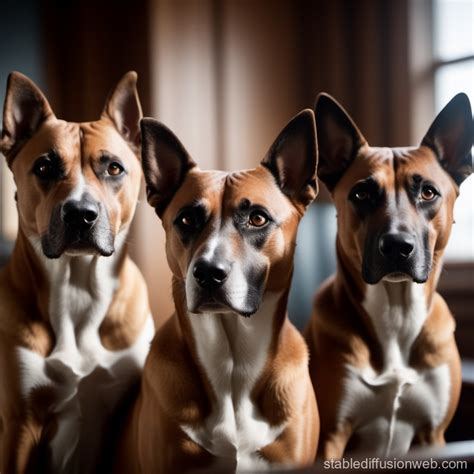 Decapitated Mastin Dog Heads: Mystery Unleashed | Stable Diffusion Online