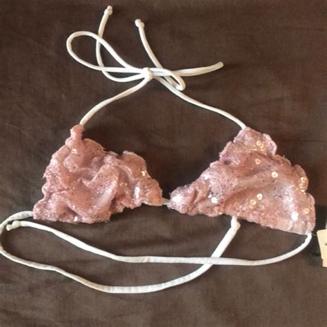 Chica Rica Swim Sequin Bikini Top Poshmark