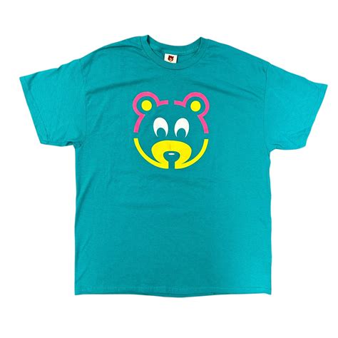 kanye west bear teal tee good times  store