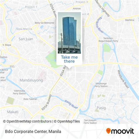 How To Get To Bdo Corporate Center In Pasig City By Bus Or Train