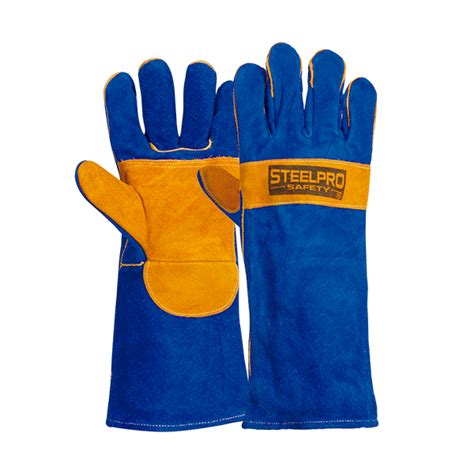 Guante Soldador Azul Naranja Kevlar Suramericana De Guantes