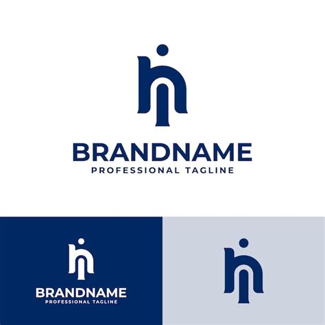 Premium Vector Letter Ni Monogram Logo Set Suitable For Business With