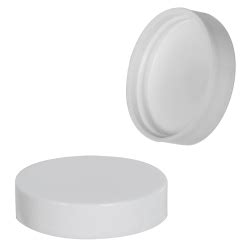 White Polypropylene Smooth Unlined Cap U S Plastic Corp