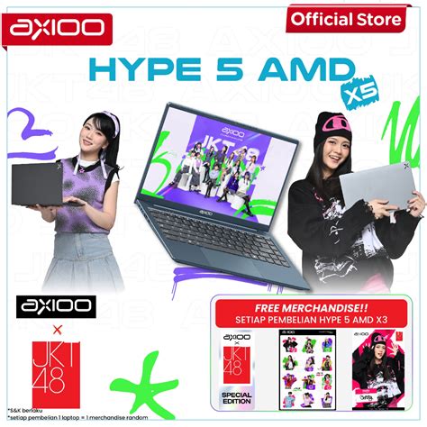 Jual Axioo MyBook Hype 5 AMD Ryzen 5 5500U 8GB 256GB FHD IPS Shopee