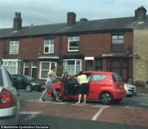 Shocking Moment Fight Breaks Out Between Two Female Motorists Over Keep